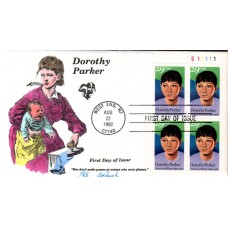 #2698 Dorothy Parker Plate Pugh FDC