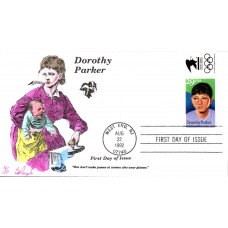 #2698 Dorothy Parker Tab Pugh FDC