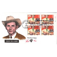 #2723 Hank Williams Plate Pugh FDC