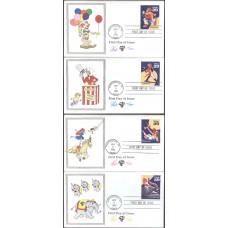 #2750-53 Circus Pugh FDC Set