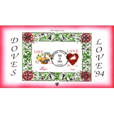 #2814-15 Love - Dove Pugh FDC