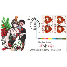 #2814C Love - Dove Plate Pugh FDC