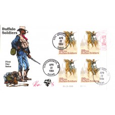 #2818 Buffalo Soldiers Plate Pugh FDC