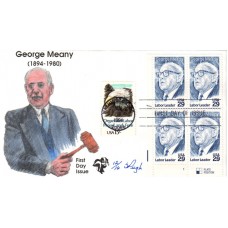 #2848 George Meany Plate Pugh FDC