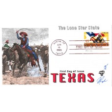 #2968 Texas Statehood Plate Pugh FDC