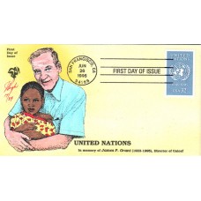 #2974 United Nations Pugh FDC