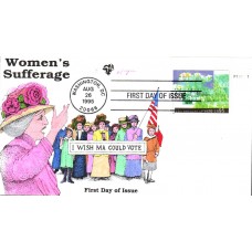 #2980 Women's Suffrage Plate Pugh FDC