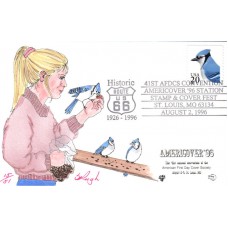 #3053 Blue Jay Pugh FDC