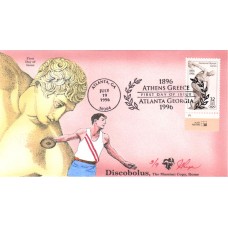 #3087 Olympic Discobolus Tab Pugh FDC