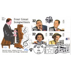 #3100-03 Songwriters Plate Pugh FDC