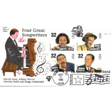 #3100-03 Songwriters Plate Pugh FDC