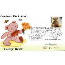 #3182k Teddy Bear Pugh FDC