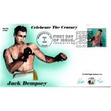 #3183m Jack Dempsey Pugh FDC