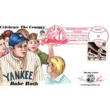 #3184a Babe Ruth Pugh FDC