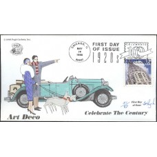 #3184j Art Deco Style Pugh FDC