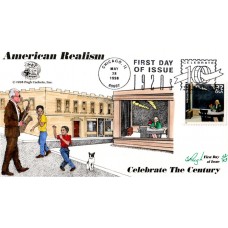 #3184n American Realism Pugh FDC