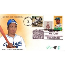 #3186c Jackie Robinson Dual Pugh FDC