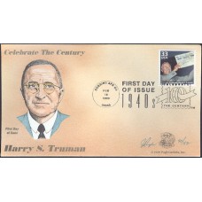 #3186d Harry S. Truman Pugh FDC