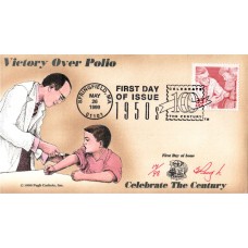 #3187a Polio Vaccine Pugh FDC