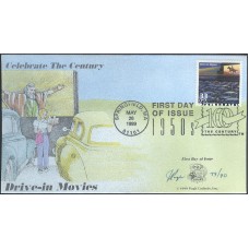 #3187i Drive-in Movies Pugh FDC