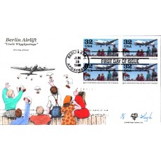 #3211 Berlin Airlift Plate Pugh FDC