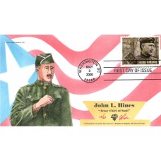 #3393 John L. Hines Pugh FDC