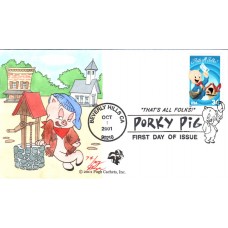 #3534 Porky Pig Pugh FDC