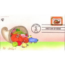 #3546 Thanksgiving Pugh FDC