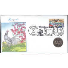 #3568 Greetings From Delaware Pugh FDC
