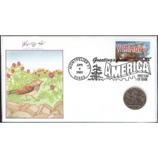 #3605 Greetings From Vermont Pugh FDC