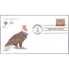 #3646 Coverlet Eagle Pugh FDC