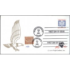 #3646 Coverlet Eagle Dual Pugh FDC