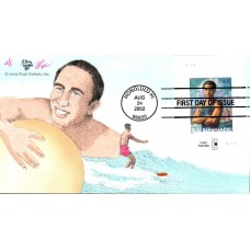 #3660 Duke Kahanamoku Plate Pugh FDC