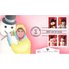 #3684-87 Snowmen Pugh FDC