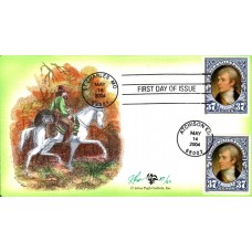 #3855 Meriwether Lewis Dual Pugh FDC - MO/KS