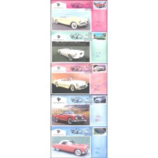 #3931-35 Sporty Cars of the 1950s Pugh FDC Set