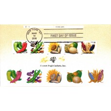 #4013-17 American Crops Tab Pugh FDC