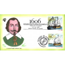 #4073 Samuel de Champlain Joint Pugh FDC