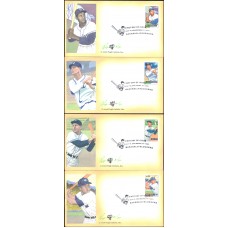 #4080-83 Baseball Sluggers Pugh FDC Set