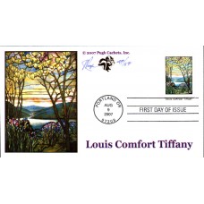 #4165 Louis Comfort Tiffany Pugh FDC