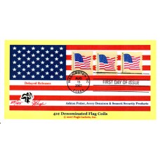 #4186-88 US Flag Pugh FDC