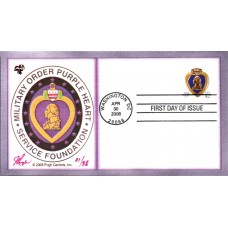 #4264 Purple Heart Pugh FDC