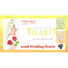 #4271-72 Wedding Hearts Pugh FDC