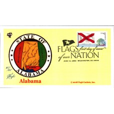 #4274 FOON: Alabama Flag Pugh FDC