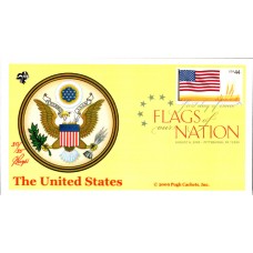 #4302 FOON: US Flag Pugh FDC