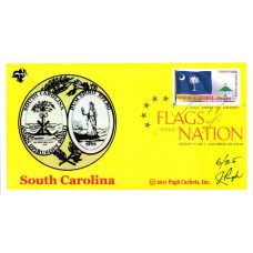 #4320 FOON: South Carolina State Flag Pugh FDC