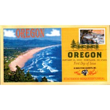 #4376 Oregon Statehood Pugh FDC