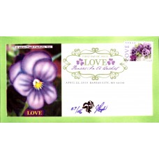 #4450 Love - Pansies in a Basket Pugh FDC