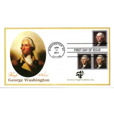 #4504//12 George Washington Pugh FDC