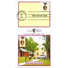 #4529 Purple Heart Pugh FDC